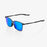 100% Legere (square Frames) Sunglasses in Soft tact black / Blue multilayer mirror