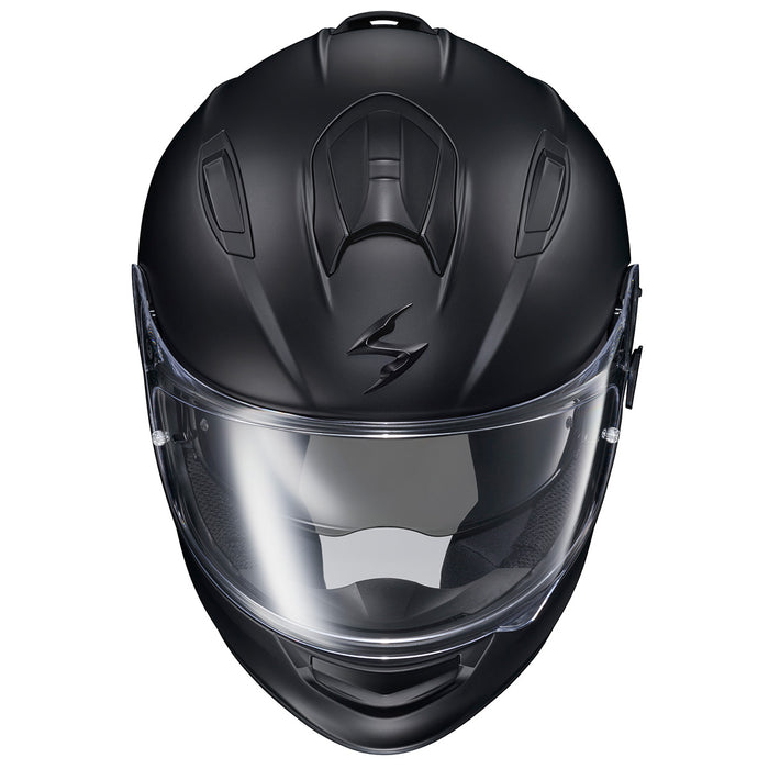 Scorpion Ryzer Solid Helmet in Matte Black