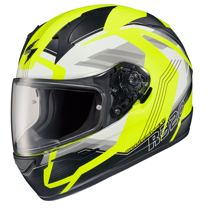 Scorpion EXO-R320 Hudson Helmet in Hi-Vis