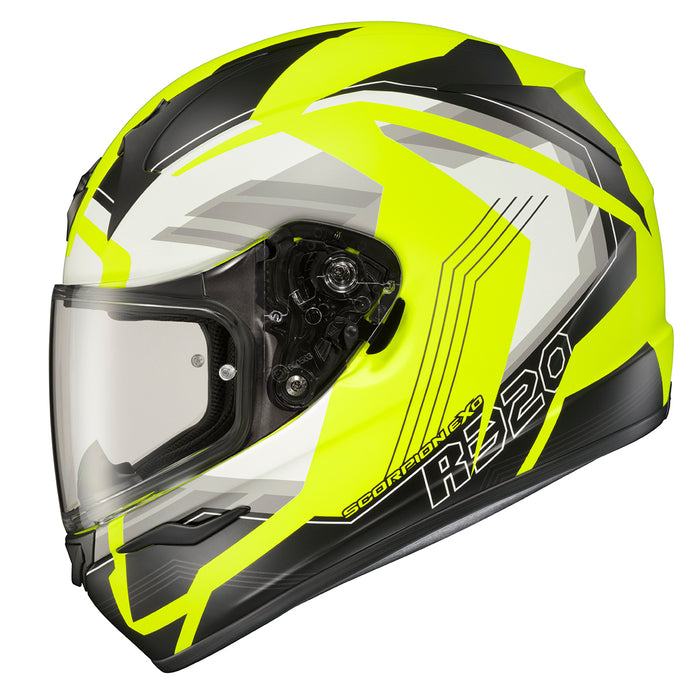 Scorpion EXO-R320 Hudson Helmet in Hi-Vis