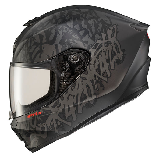 Scorpion EXO-R420 Grunge Helmet in Phantom