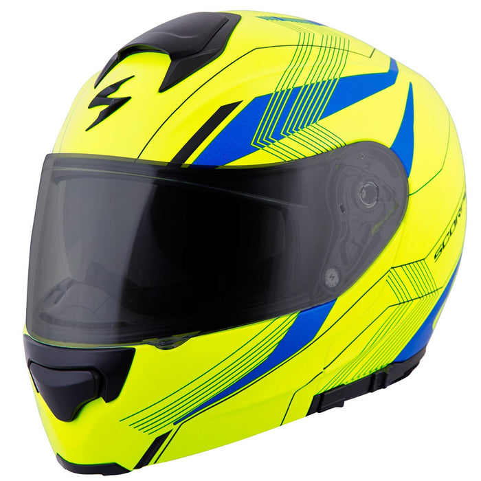 Scorpion EXO-GT3000 Sync Helmets - Dot in Neon Yellow/Black