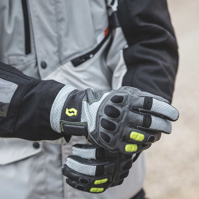 Scott Sport ADV Gloves in Dark Grey/Lime Green