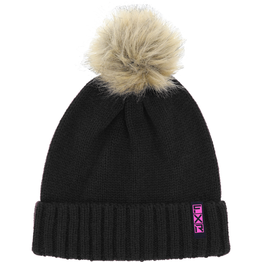 FXR Sonic Beanie in Black/Electric Pink