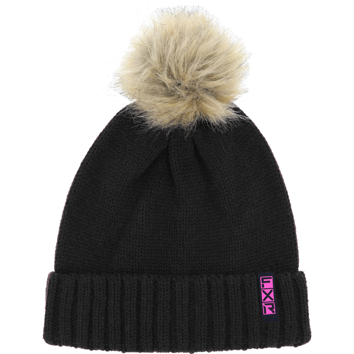 FXR Sonic Beanie in Black/Electric Pink