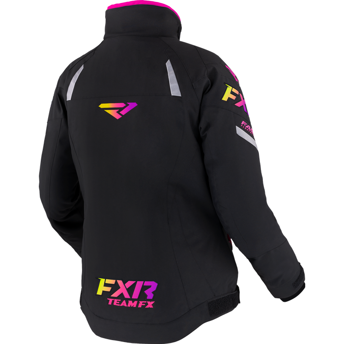 FXR Team FX Women's Jacket in Black/Neon Fusion