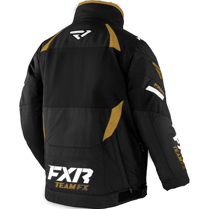FXR Team FX Jacket in Black/Charcoal/Gold