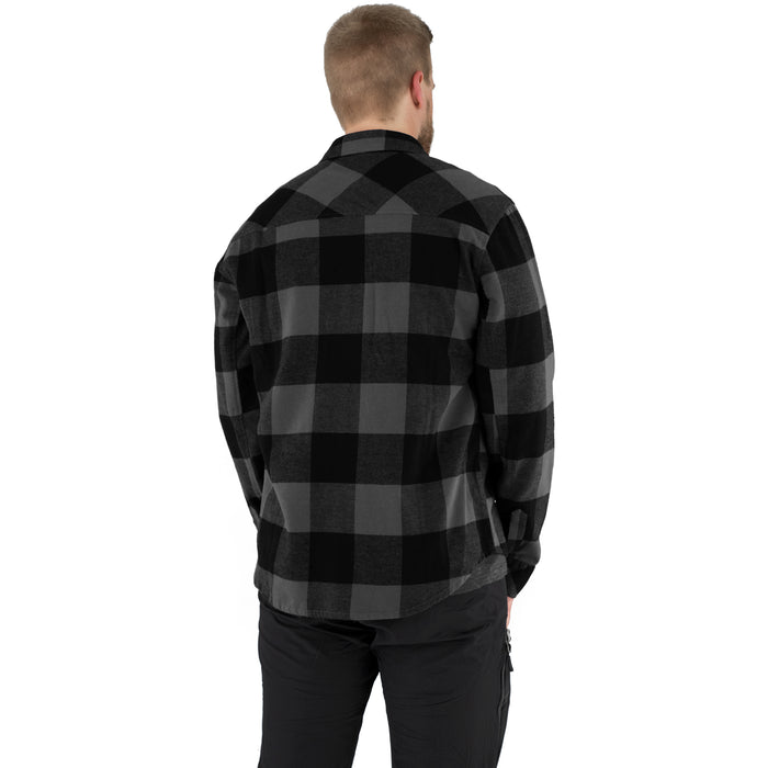 FXR Timber Flannel Shirts in Charcoal/Black