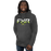 FXR Unisex Helium Tech Pullover Hoodie in Charcoal/HiVis