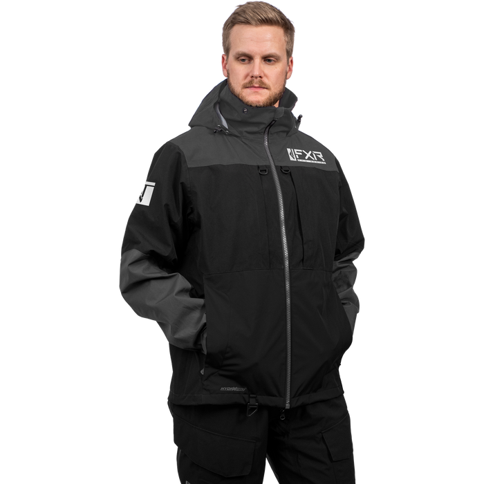 FXR Vapor Pro Tri-Laminate Jackets in Black/Charcoal