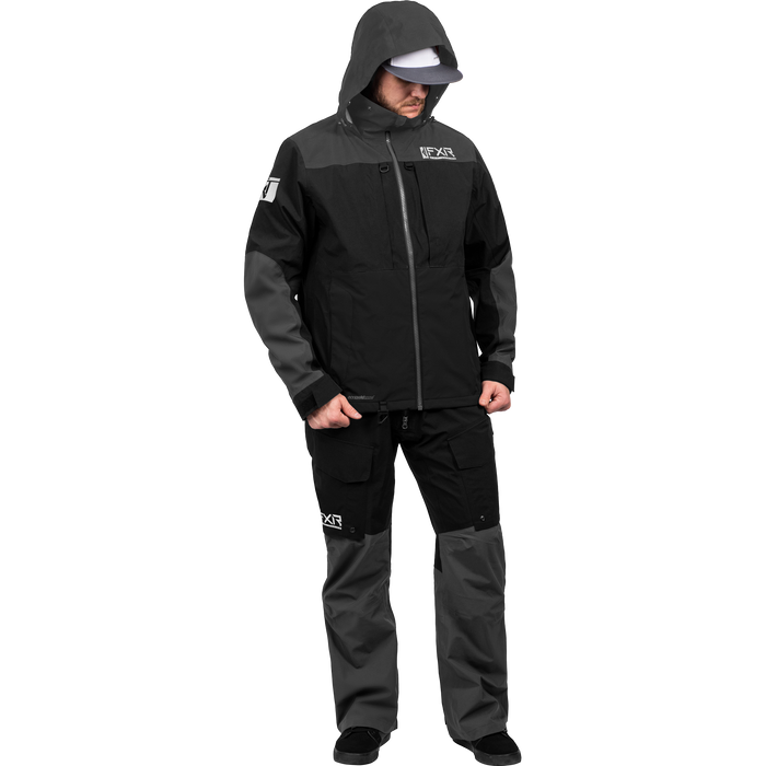 FXR Vapor Pro Tri-Laminate Jackets in Black/Charcoal