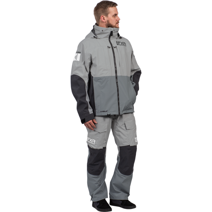 FXR Vapor Pro Tri-Laminate Jacket in Grey/Charcoal