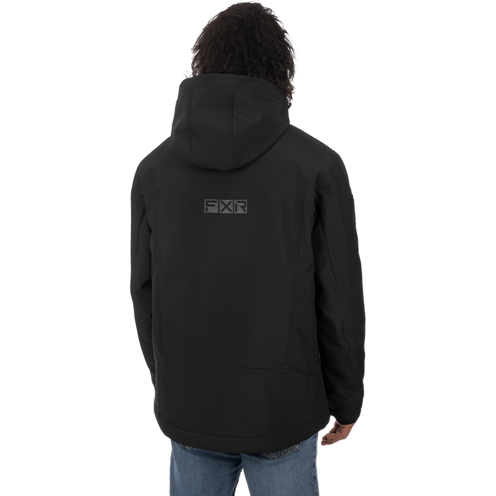 FXR Vertical Pro Insulated Softshell Jacket in Black Ops