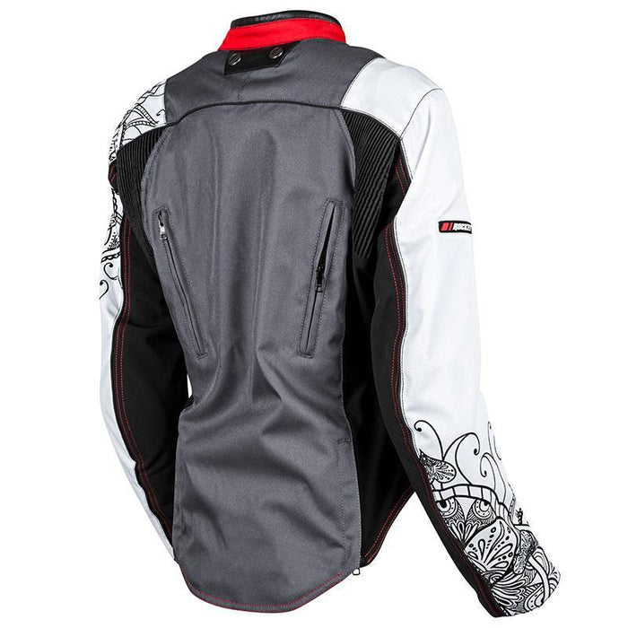 Heartbreaker 12.0 Textile Jacket in Grey/White/Red/Black
