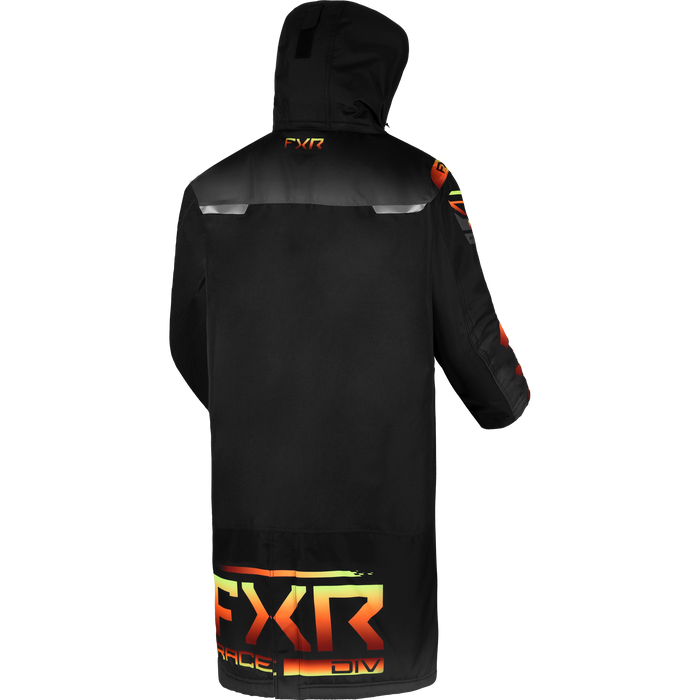 FXR Warm-up Coat in Black/Inferno