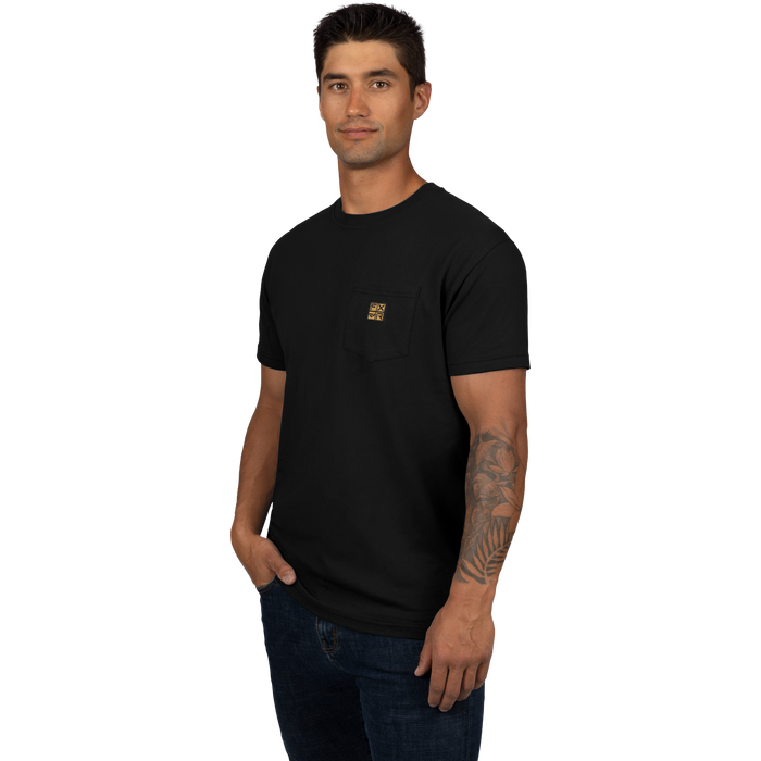 FXR Work Pocket Premium T-shirt in Black