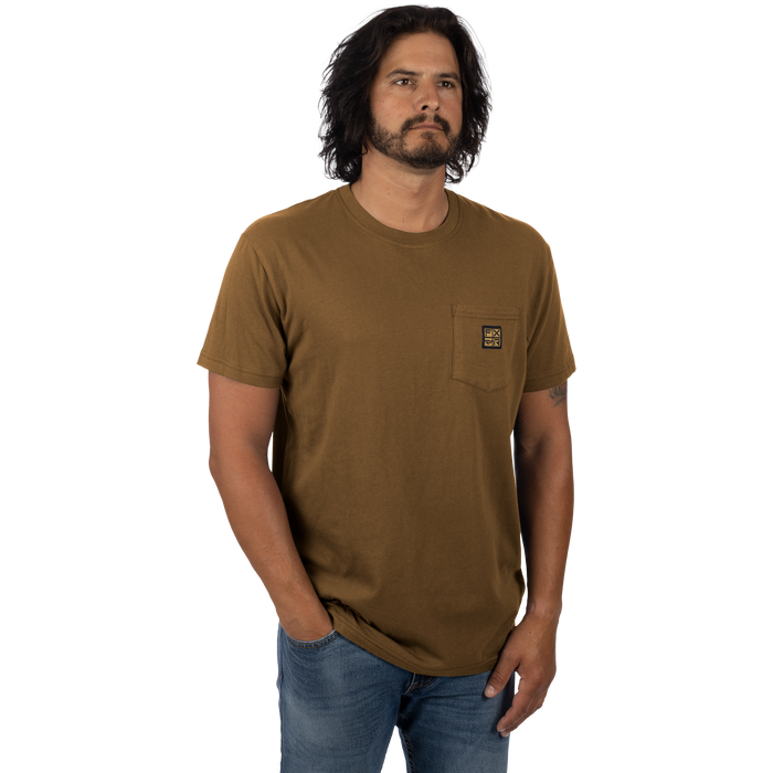 FXR Work Pocket Premium T-shirt in Bronze
