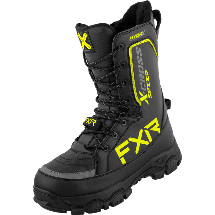 FXR X-Cross Speed Boot in Black/HiVis