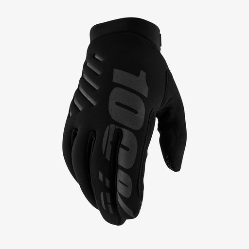 100 percent Brisker Women’s Gloves in Black/Gray