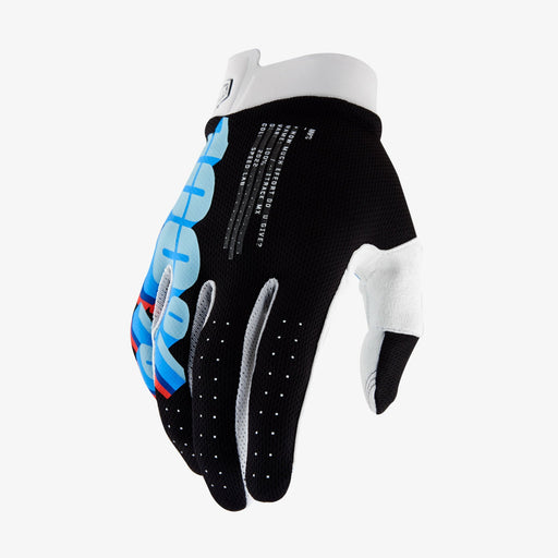 100 percent I-track System Gloves in Black