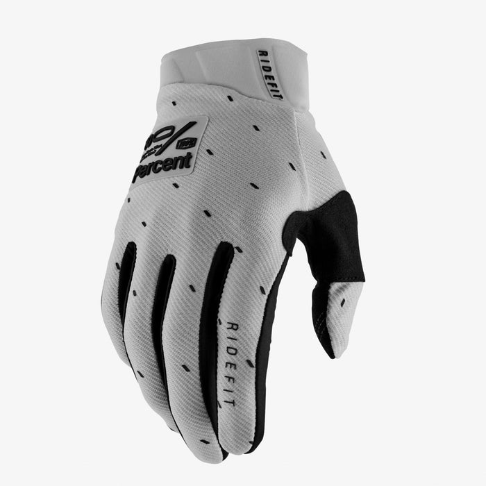100 percent Ridefit Slasher Gloves in Silver