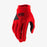 100 percent Ridecamp Gloves in Red