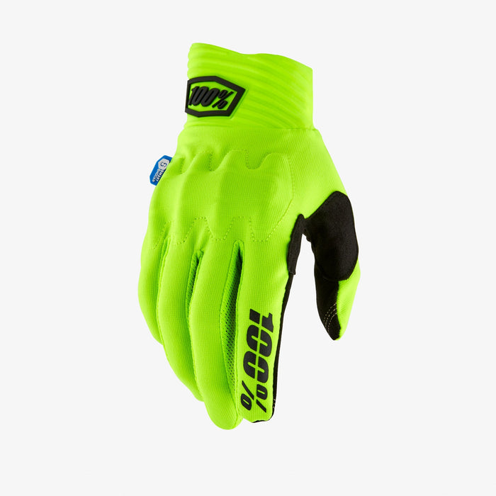 100 percent Cognito Gloves in Flourescent Yellow
