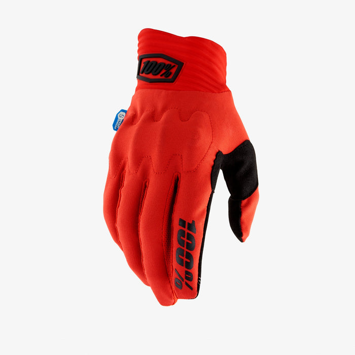 100 percent Cognito Gloves in Red