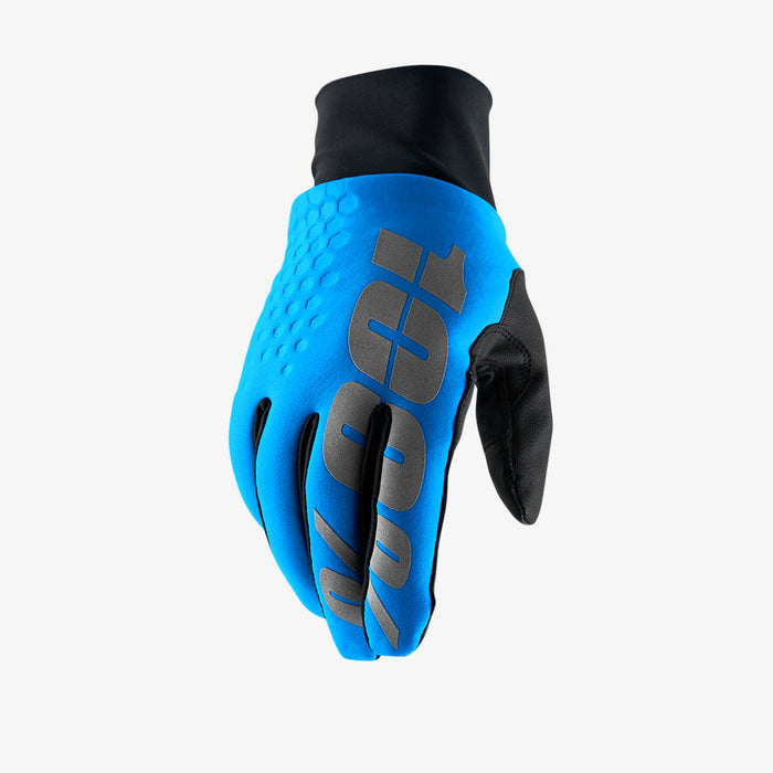 100 percent Brisker Waterproof Gloves in Cyan