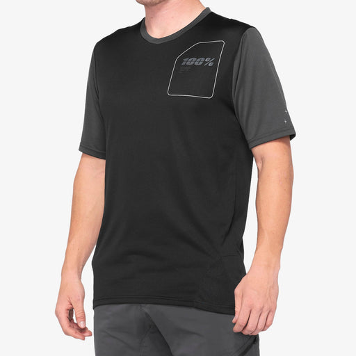 100% Ridecamp Jerseys in Charcoal/Black