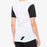 100% Short Sleeve Ridecamp Women's Jersey in White/Black