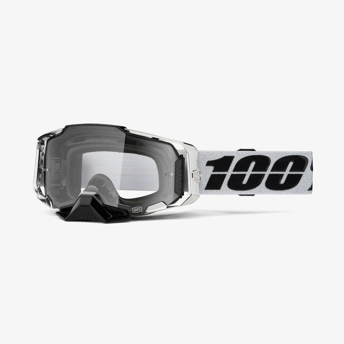 100% Armega Googles - Clear Lens in in Atac Grey/Black