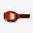 100% Racecraft 2 Snow Goggles - Mirror Lens in Red / Red / Red/black