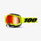 100% Racecraft 2 Snow Goggles - Mirror Lens in Fluorescent yellow / Red / Fluorescent yellow/black 