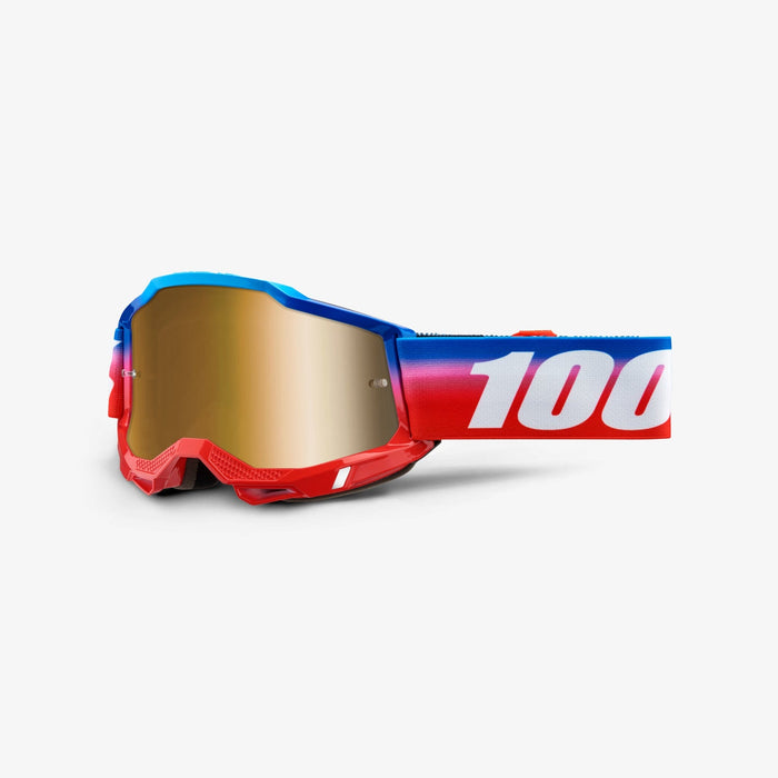 100% Accuri 2 Googles - Mirror Lens in Unity / Gold / Blue/Pink/Red/White