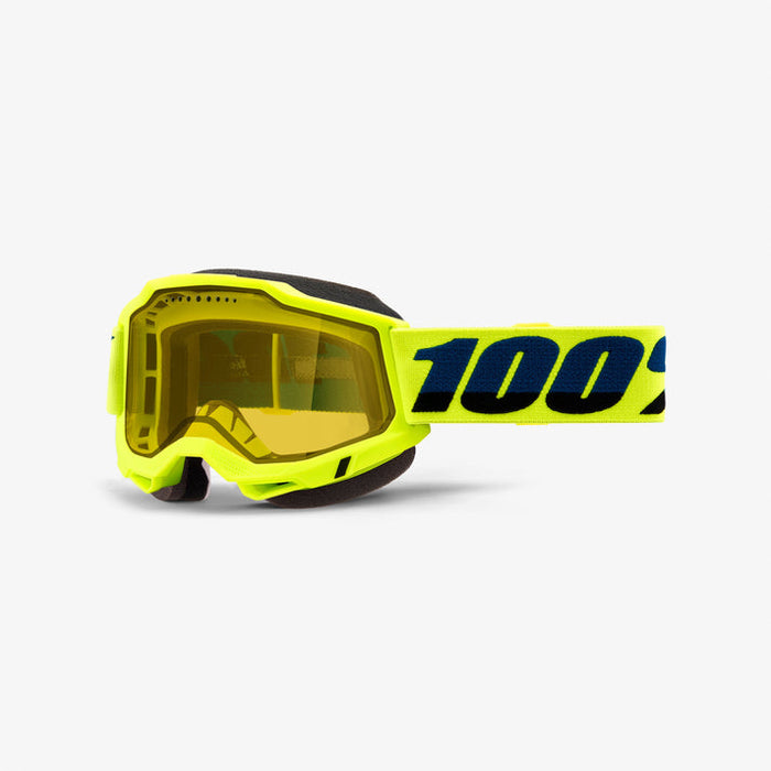 100% Accuri 2 Snow Goggles - Yellow Lens in Fluorescent yellow / Fluorescent yellow/black 