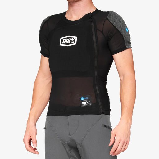 100% Bicycle Tarka Body Armor - Short Sleeve in Black