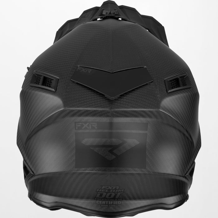 FXR Helium Carbon Helmet with D-Ring in Black