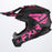 FXR Helium Race Div Helmet with D-Ring in Black/Electric Pink