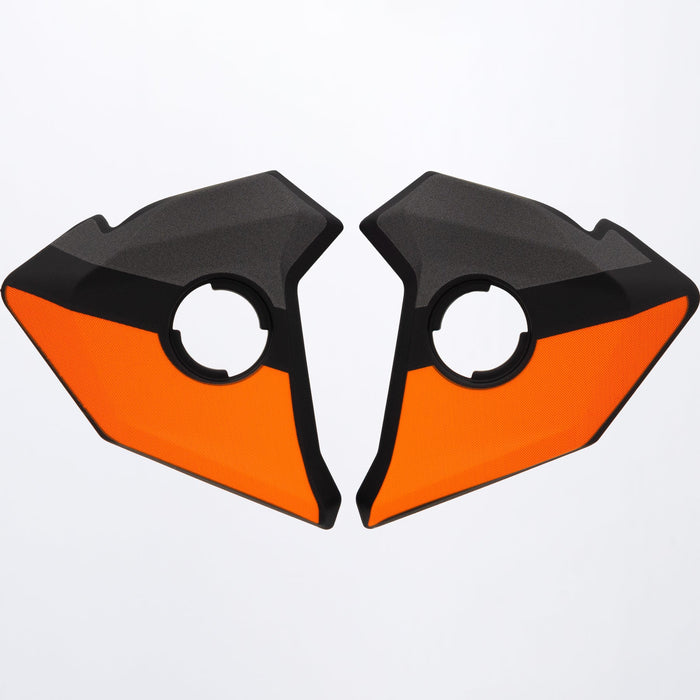 FXR Maverick Mod Helmet Side Covers in Black/Orange