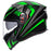 AGV K5 S Hurricane 2.0 Helmets - Maxi Pinlock in Black/Green 