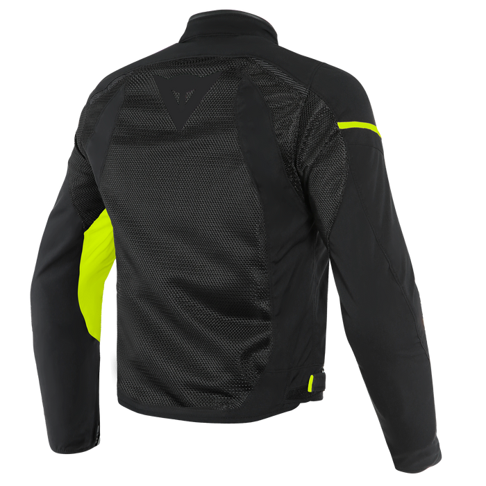 Dainese Air Frame D1 Tex Jacket in Black/Black/Fluo Yellow