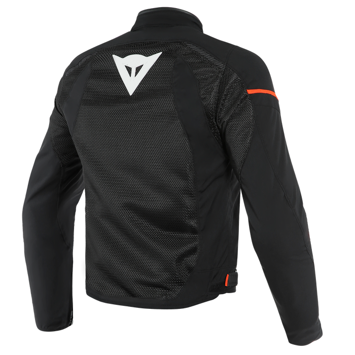 Dainese Air Frame D1 Tex Jacket in Black/White/Fluo Red