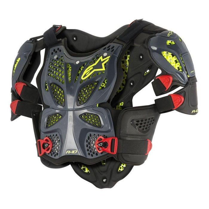 Alpinestars A-10 Roost Deflector Body Armour & Protection Alpinestars Black/Fluo Yellow XS/S 
