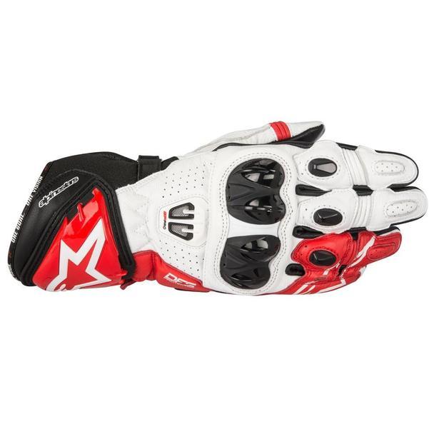 Alpinestars GP Pro R2 Leather Gloves Men's Motorcycle Gloves Alpinestars Black/White/Red S 