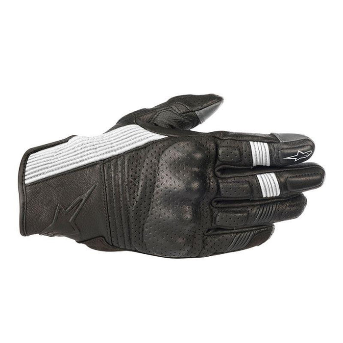 Alpinestars Mustang V2 Leather Gloves Men's Motorcycle Gloves Alpinestars Black/White S 