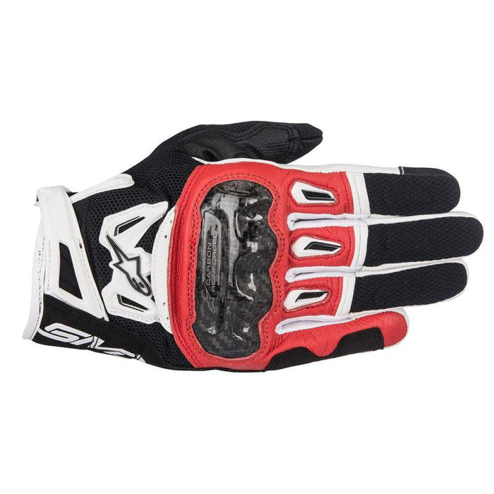 Alpinestars SMX-2 Air V2 Carbon Gloves Men's Motorcycle Gloves Alpinestars Black/Red/White S 