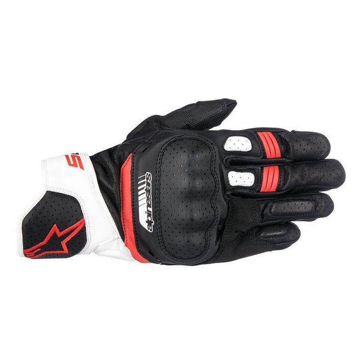 Alpinestars SP-5 Leather Gloves Women's Motorcycle Gloves Alpinestars Black/White/Red S 