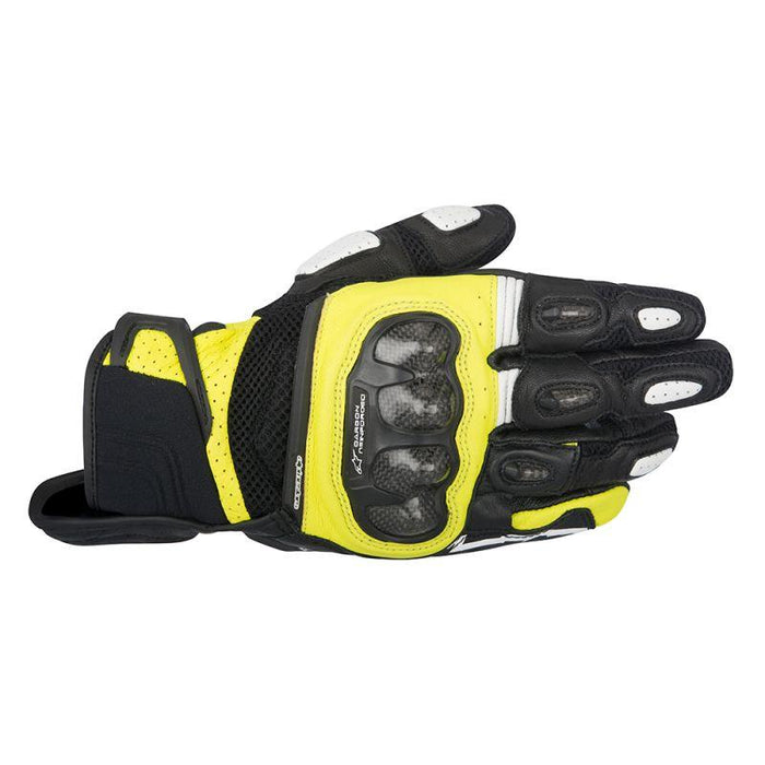 Alpinestars SP-X Air Carbon Gloves Men's Motorcycle Gloves Alpinestars Black/Fluo Yellow S 
