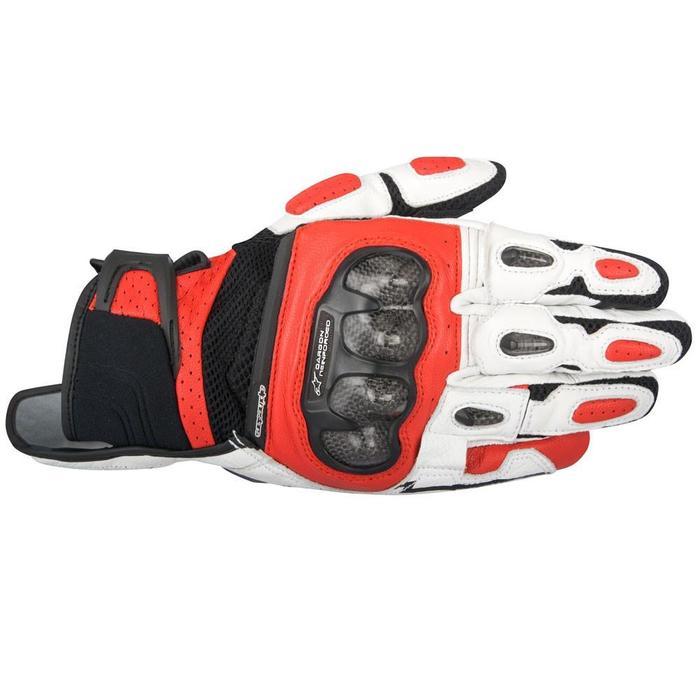 Alpinestars SP-X Air Carbon Gloves Men's Motorcycle Gloves Alpinestars Black/White/Red S 